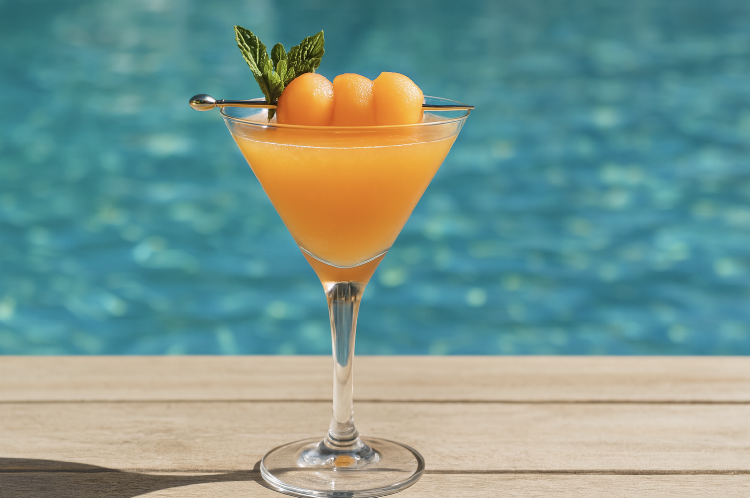 Cantaloupe Melon Martini