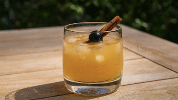 Cinnamon Amaretto Sour