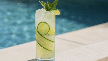 Cucumber Melon Vodka Collins