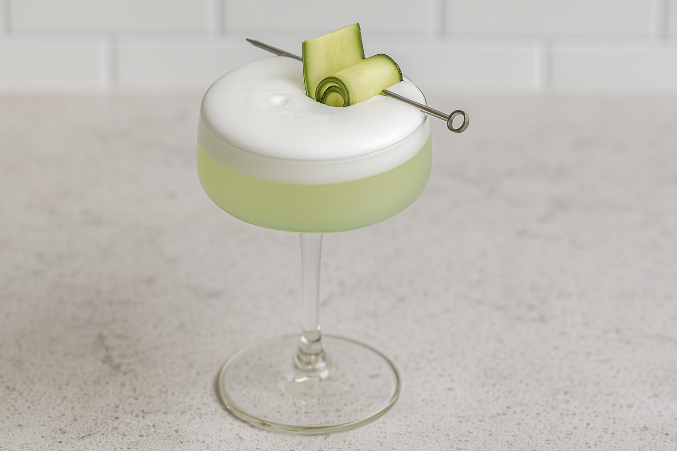 Cucumber Sake Sour