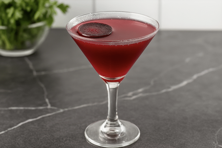 Dirty Beet Martini