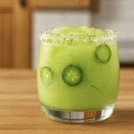 Frozen Honeydew Jalapeño Margarita