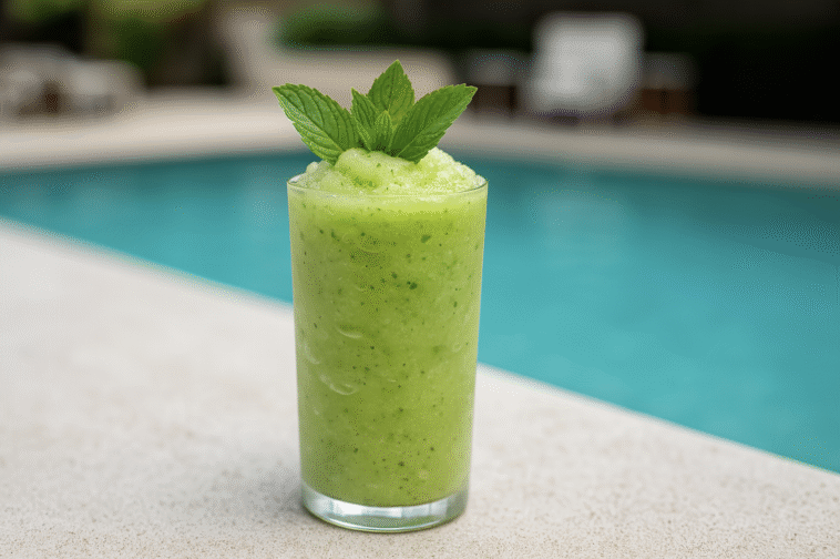 Frozen Honeydew Mojito
