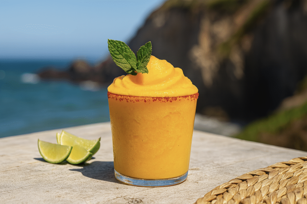 Frozen Mango Mezcal Margarita