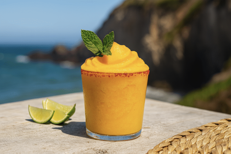 Frozen Mango Mezcal Margarita