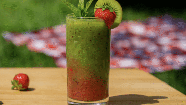 Frozen Strawberry Kiwi Mojito