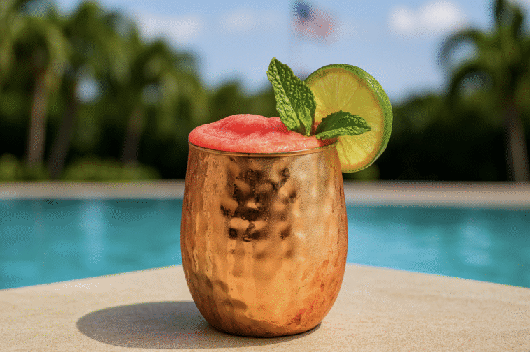 Frozen Watermelon Mule