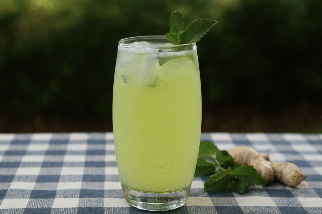 Honeydew Ginger Mojito