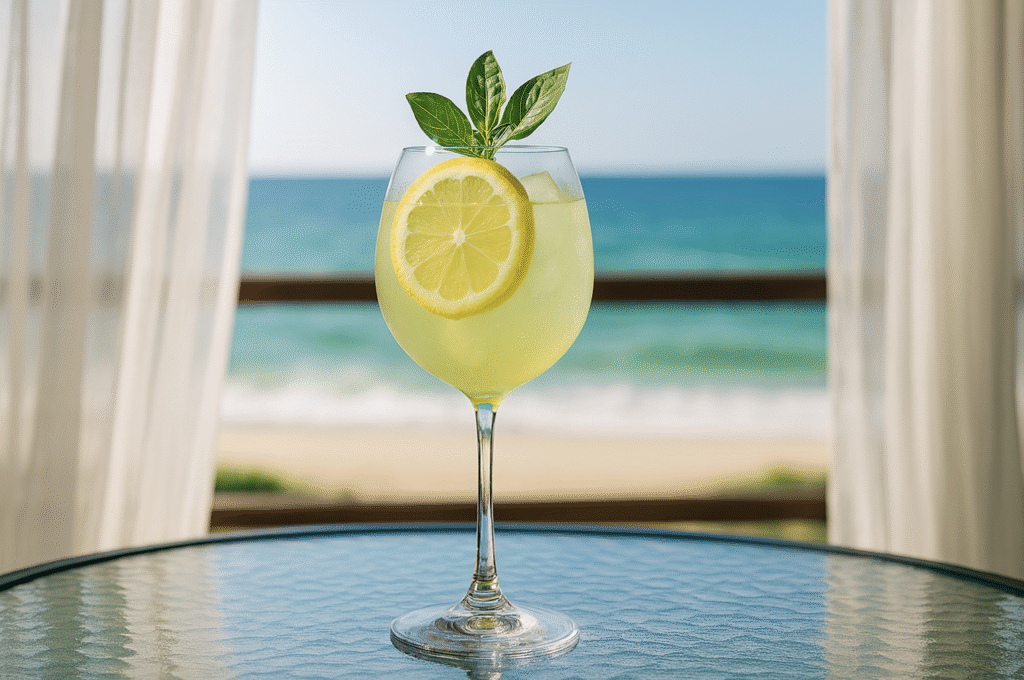 Lemon Basil Spritz