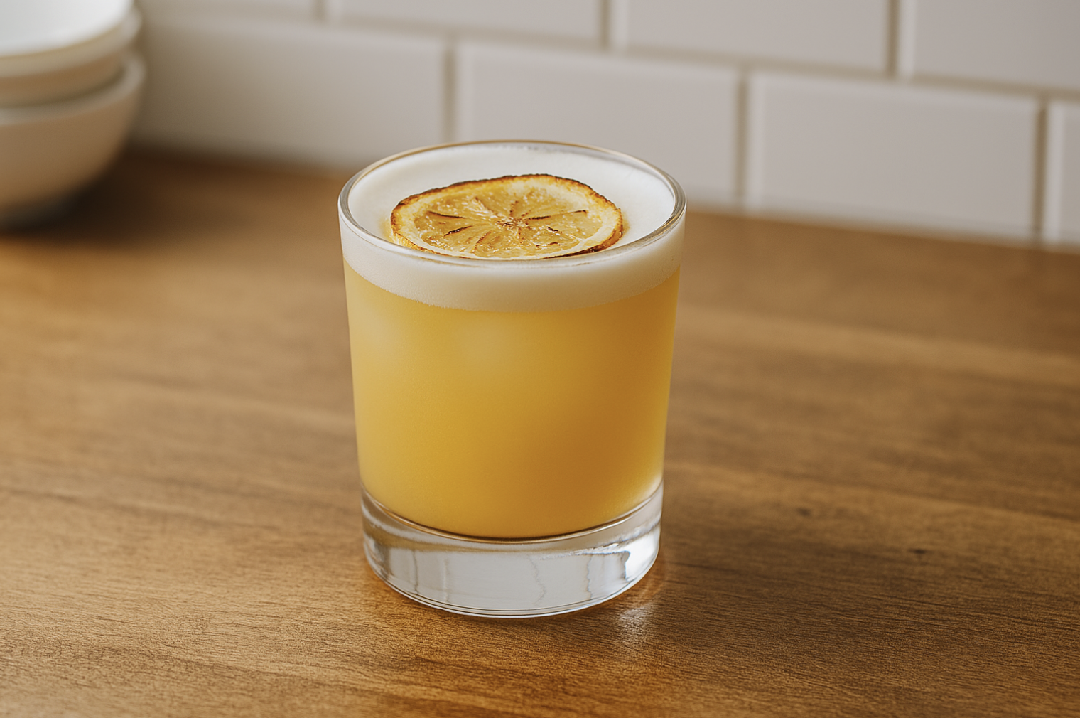 Limoncello Mezcal Sour