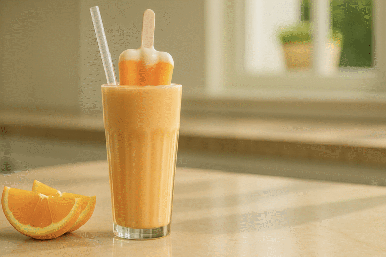 Orange Creamsicle Boozy Shake