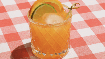 Orange Rhubarb Margarita