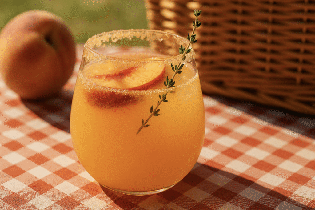 Peach Thyme Spritzer