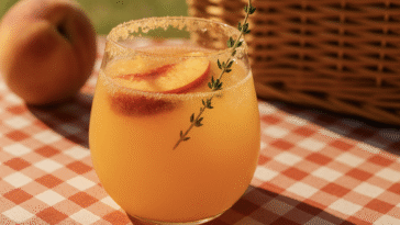 Peach Thyme Spritzer