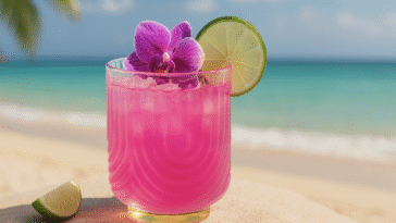Pink Malibu Coconut Margarita