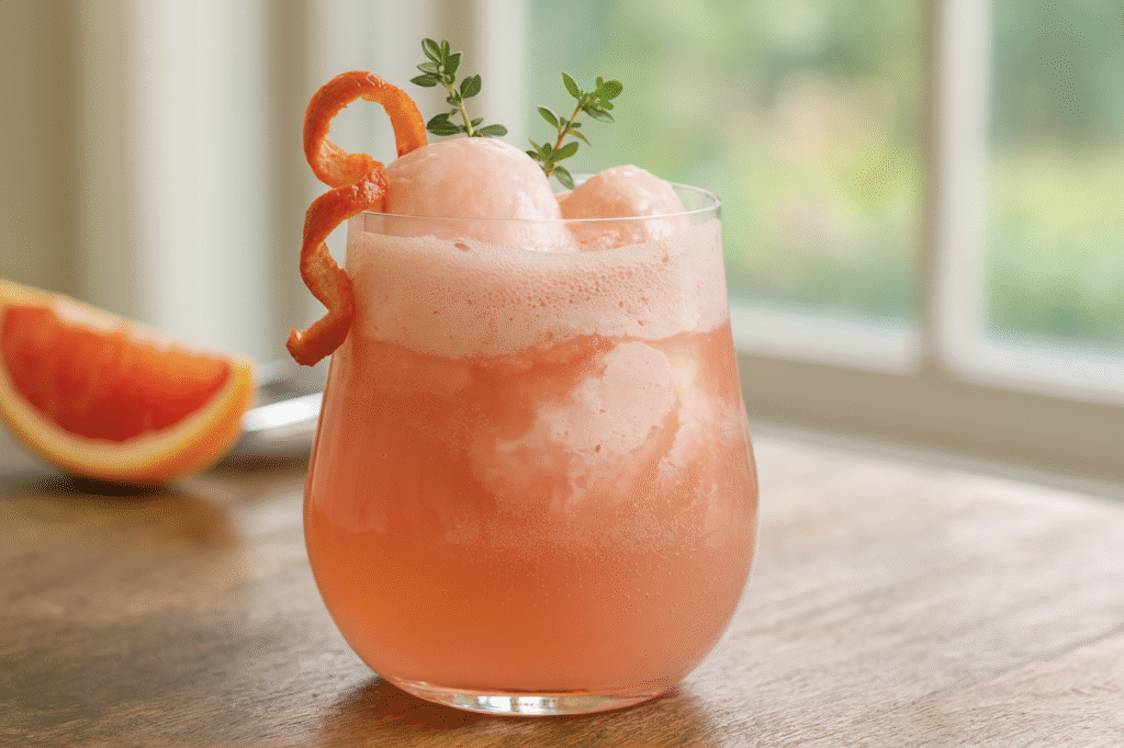 Pink Moscato Grapefruit Spritzer