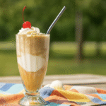 Rum and Coke Float