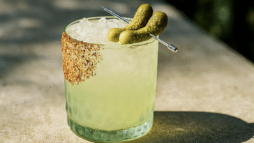 Spicy Pickle Margarita