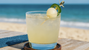 Spicy Rambutan Rum Smash