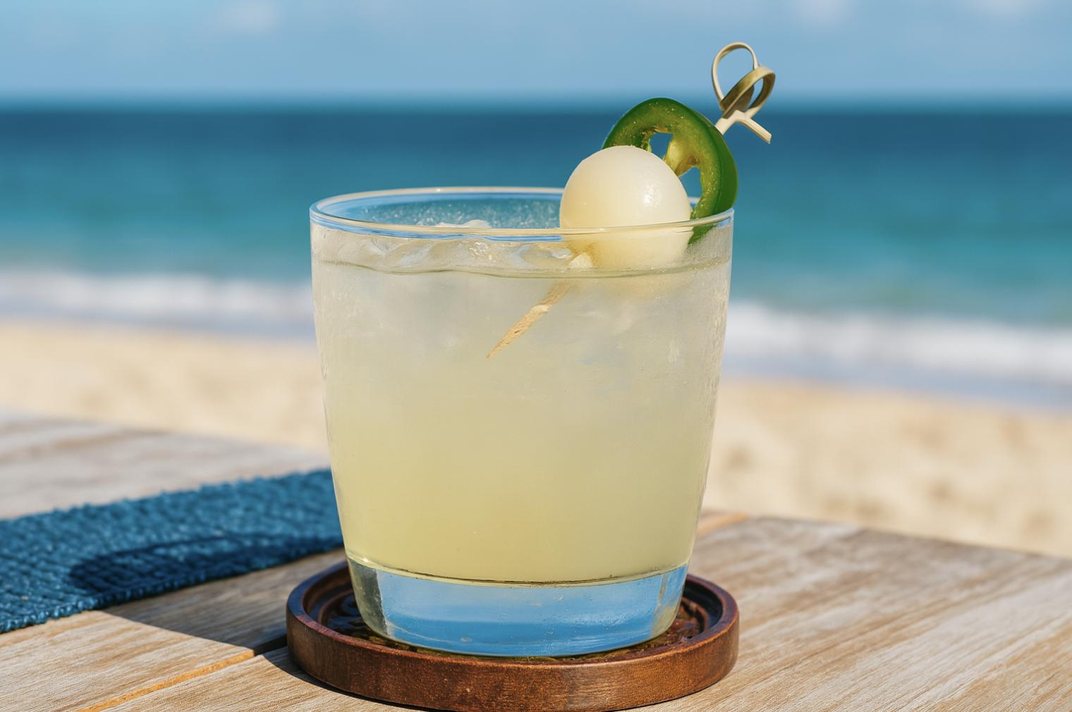 Spicy Rambutan Rum Smash