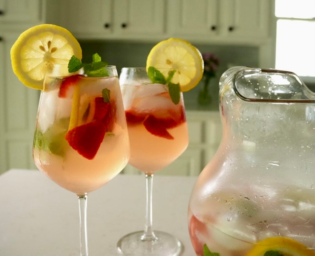 Strawberry Limoncello Mint Sangria Pic 2