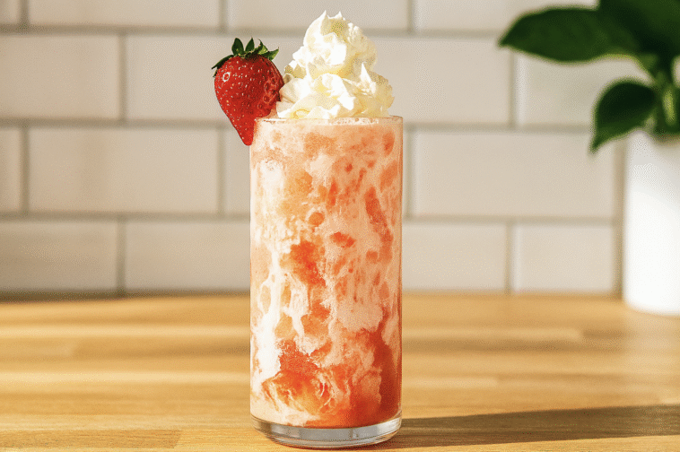 Strawberry Vanilla Fizz