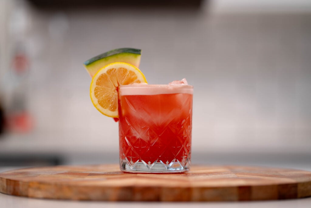 Watermelon Whiskey Sour