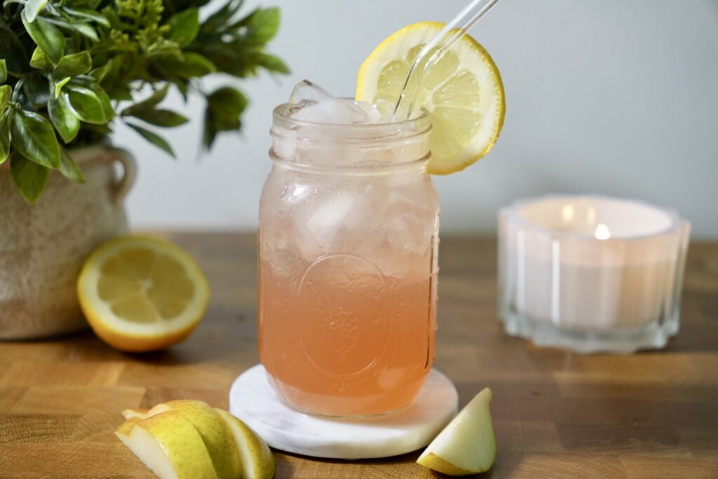 37 Best Pomegranate Cocktail Recipes for Every Occasion 21 Pomegranate Pear Lemonade