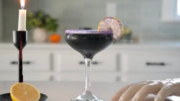 Wednesday Addams Lemond Drop Martini Pic 9