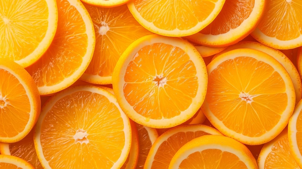 Pomegranate Prosecco Winter Punch - A Festive Holiday Cocktail That's Simple to Mix Up 4 oramge slices