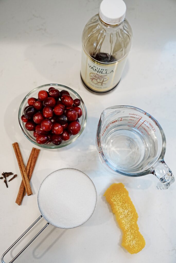 Spiced Cranberry Simple Syrup 3 Spiced Cranberry Simple Syrup Pic 1