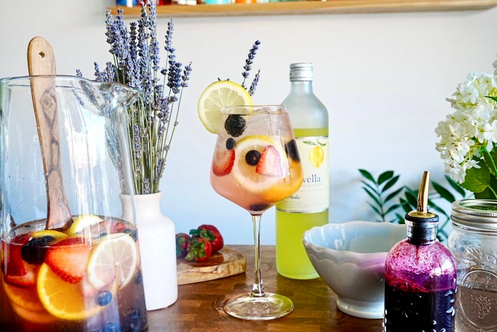 Lavender Limoncello Sangria 5 Lavender Limoncello Sangria Pic 1 1