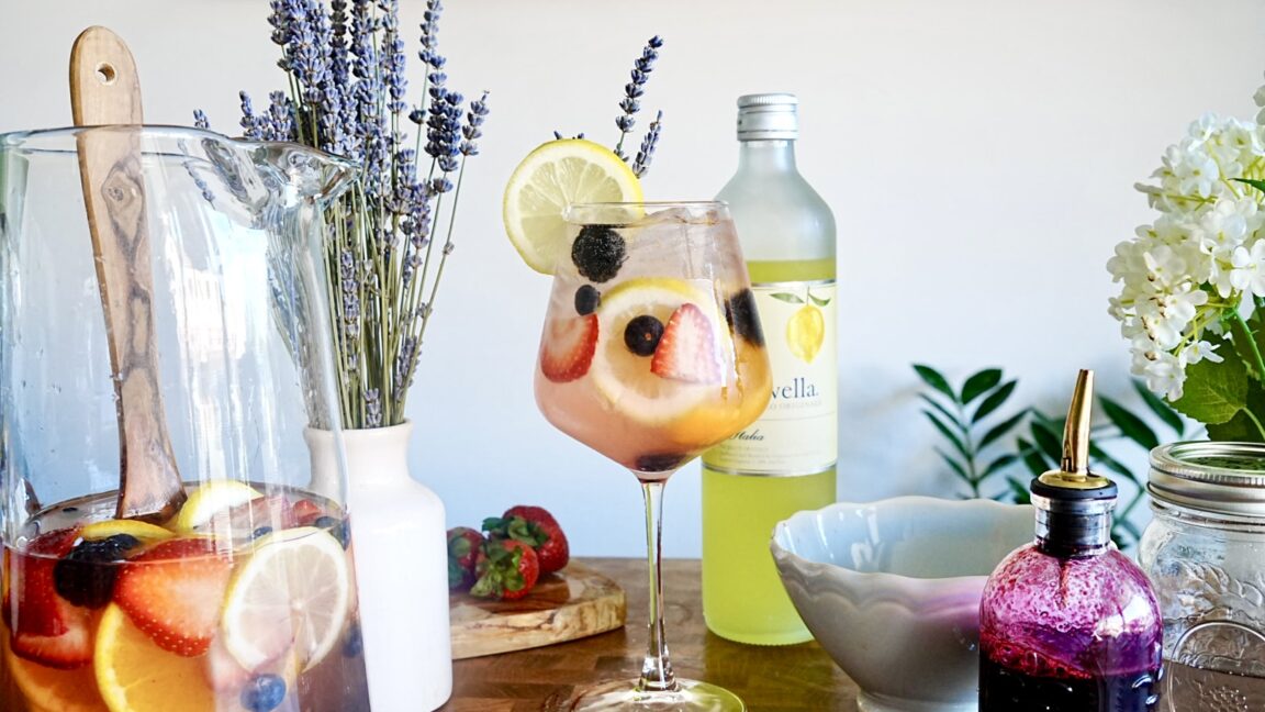 Lavender Limoncello Sangria Pic 1