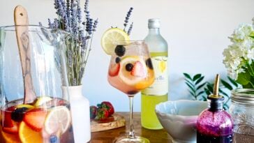 Lavender Limoncello Sangria Pic 1
