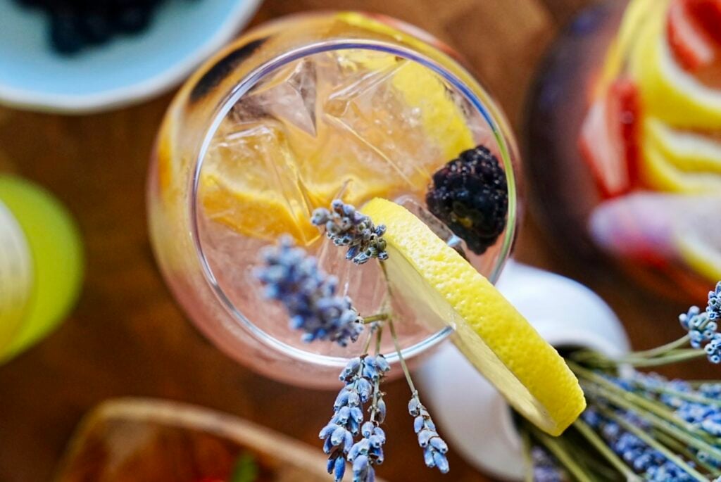 Lavender Limoncello Sangria 2 Lavender Limoncello Sangria Pic 11