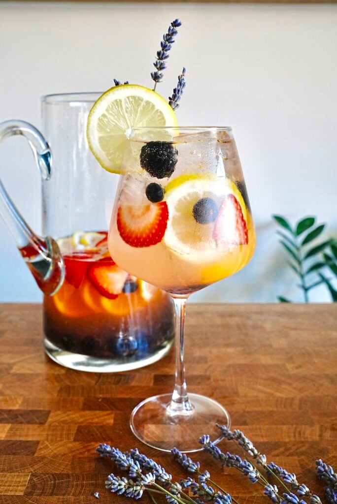 Lavender Limoncello Sangria 6 Lavender Limoncello Sangria Pic 22