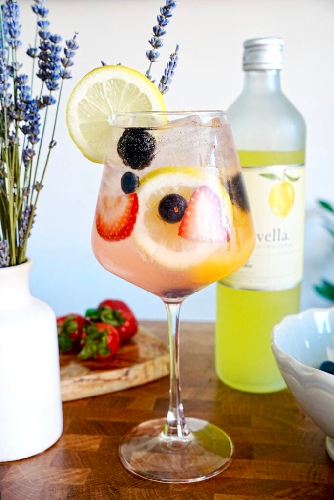 Lavender Limoncello Sangria 3 Lavender Limoncello Sangria Pic 7