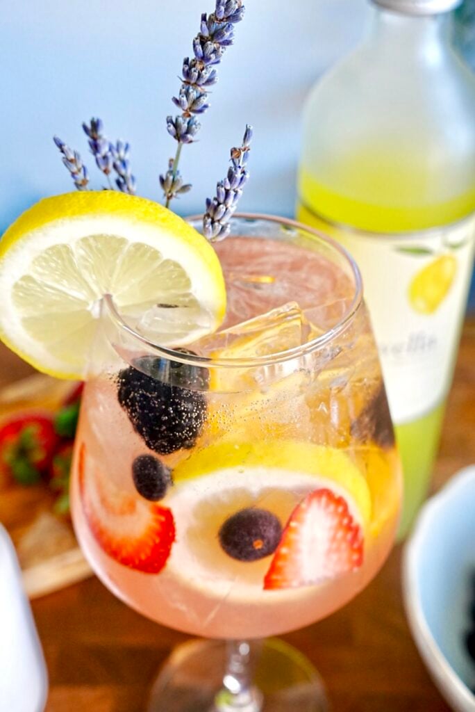 Lavender Limoncello Sangria 4 Lavender Limoncello Sangria Pic 9