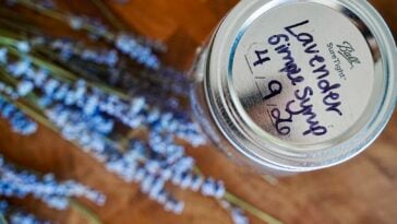 Lavender Simple Syrup Pic 2