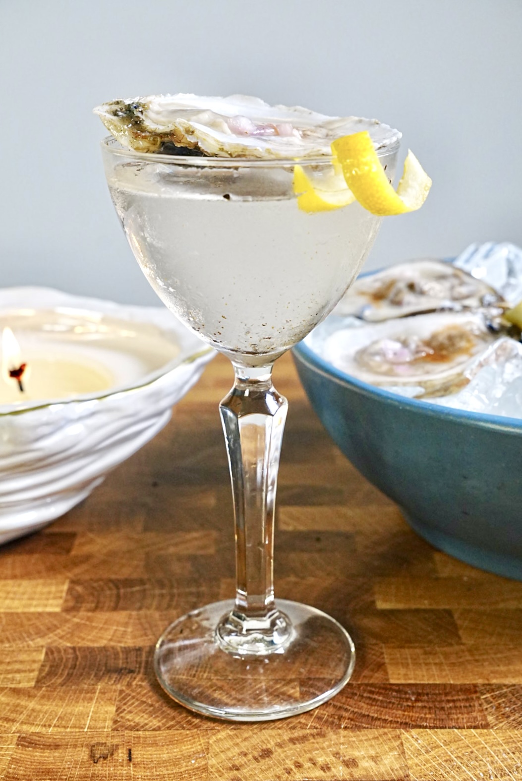 Shell Drinks The Half Shell Martini: A Coastal Cocktail With Oyster Adriatic Gin