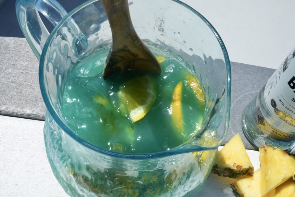 Blue Lagoon Rum Punch 7 Blue Lagoon Punch Pic 4