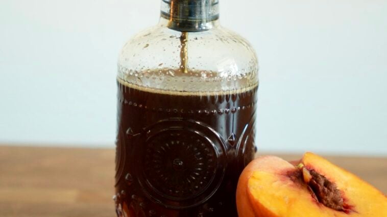 Brown Sugar Peach Syrup Pic 7