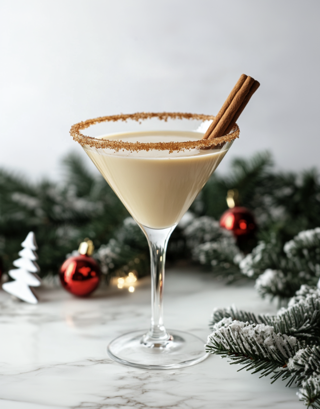 13 Must-Try Eggnog Cocktails for the Holidays 7 Eggnog Martini
