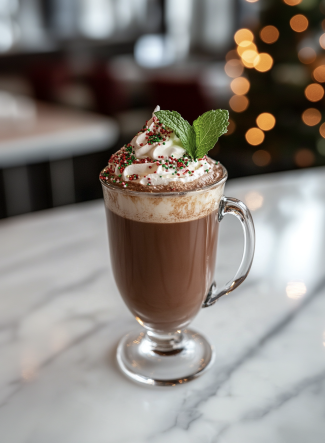 50 Best Christmas Vodka Cocktails to Make This Holiday Season 6 Mint Hot Chocolate