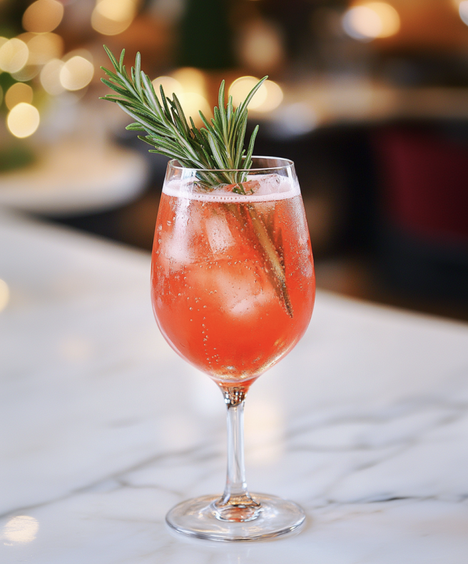 42 Christmas Cocktails for the Holiday Season 14 Santa's Spritz